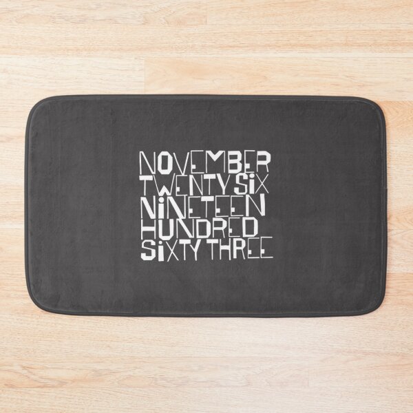 Item preview, November 26 1963 Vintage Retro Historical Date Minimalist Aesthetic Design | Best Gift designed and sold by nerdycrafty66.