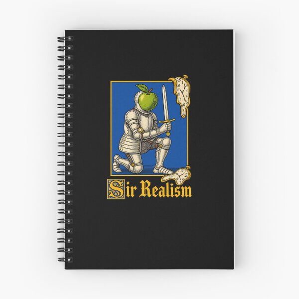 Item preview, Funny Sir Realism Knight With Melting Clocks Art designed and sold by elderberry.