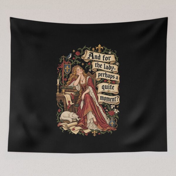 Item preview, And for the Lady a Quite Moment Medieval Court designed and sold by elderberry.