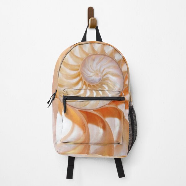 Item preview, shell Nautilus shell fibonacci golden ratio background designed and sold by cheekylorns.