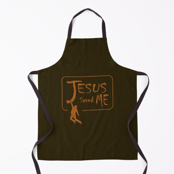 Item preview, Jesus Saved Me - Minimal Christian Typography & Faith Art | golden orange designed and sold by ZechJohnRB.