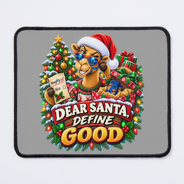 Item preview, Funny Christmas Camel – Dear Santa, Define Good Gift – Camel Santa Is Coming To Town – Funny Camel T-Shirt Gift for Camel Lovers designed and sold by Camel & Quirk.