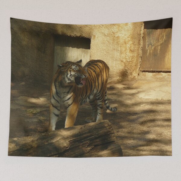 Item preview, Tiger yawning at the crow designed and sold by Thalia88.