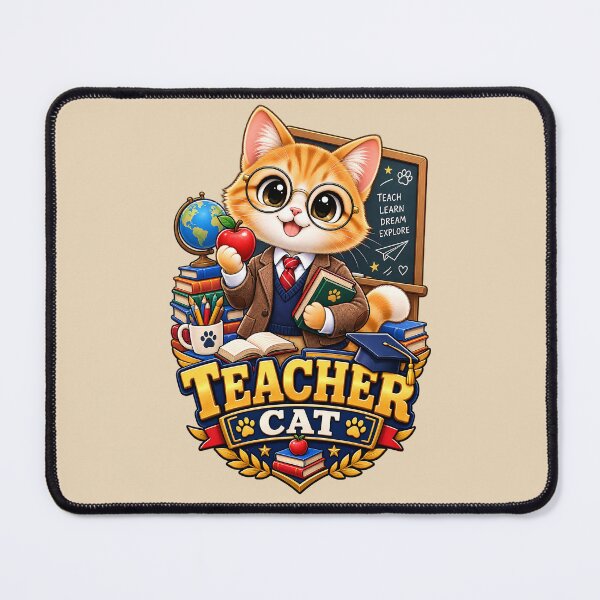 Item preview, Teacher Cat designed and sold by Meow Story .