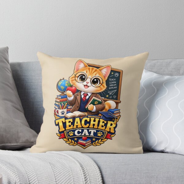 Item preview, Teacher Cat  designed and sold by Meow Story .