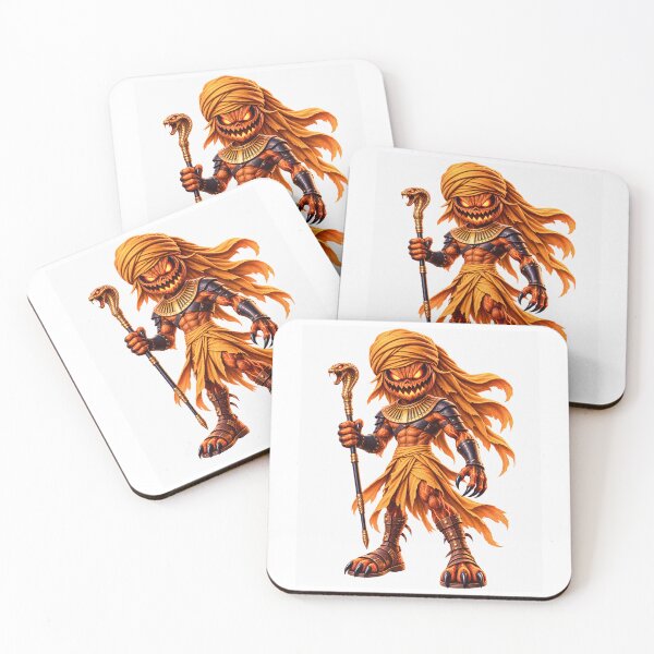 Item preview, Halloween Mummy Warrior Pumpkin Monster designed and sold by ArtSpark Studio.