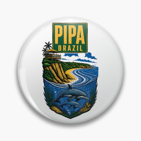 Item preview, Pipa Brazil Vintage Travel Tourism designed and sold by TravelersGems.
