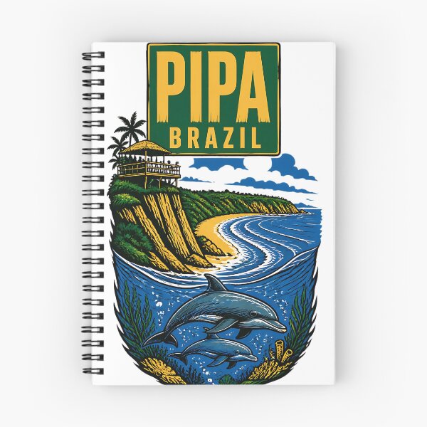 Item preview, Pipa Brazil Vintage Travel Tourism designed and sold by TravelersGems.