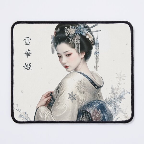 Item preview, Snow Blossom Geisha | Japanese Winter Geisha Art designed and sold by kaxymax.
