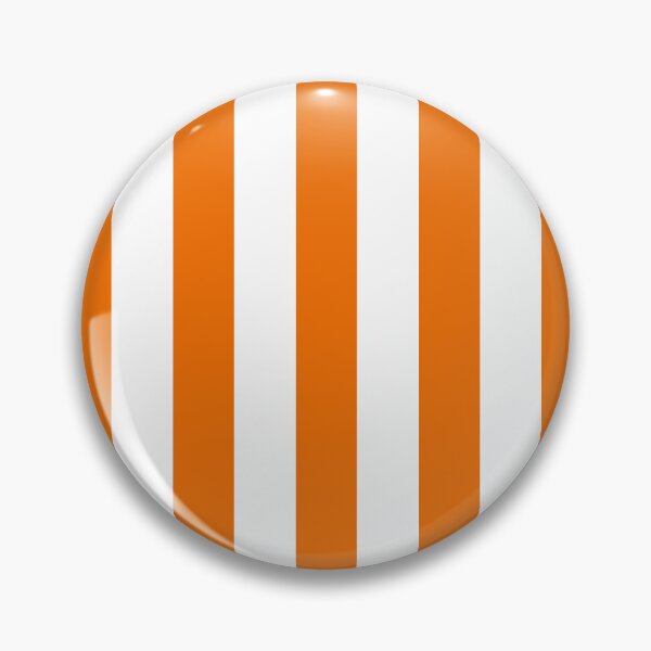 Item preview, Orange and White Cabana Stripes – Bold Coastal Pattern designed and sold by RishabhArts1.