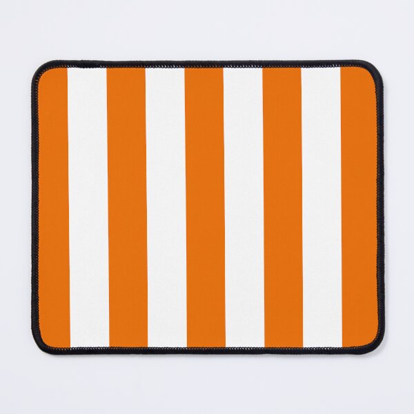 Item preview, Orange and White Cabana Stripes – Bold Coastal Pattern designed and sold by RishabhArts1.