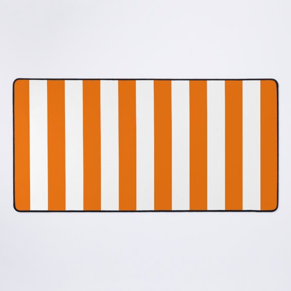 Item preview, Orange and White Cabana Stripes – Bold Coastal Pattern designed and sold by RishabhArts1.