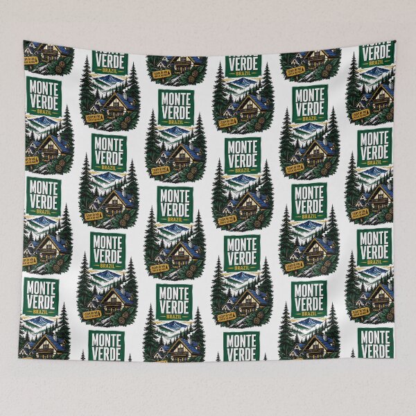 Item preview, Monte Verde Brazil Vintage Travel Tourism designed and sold by TravelersGems.