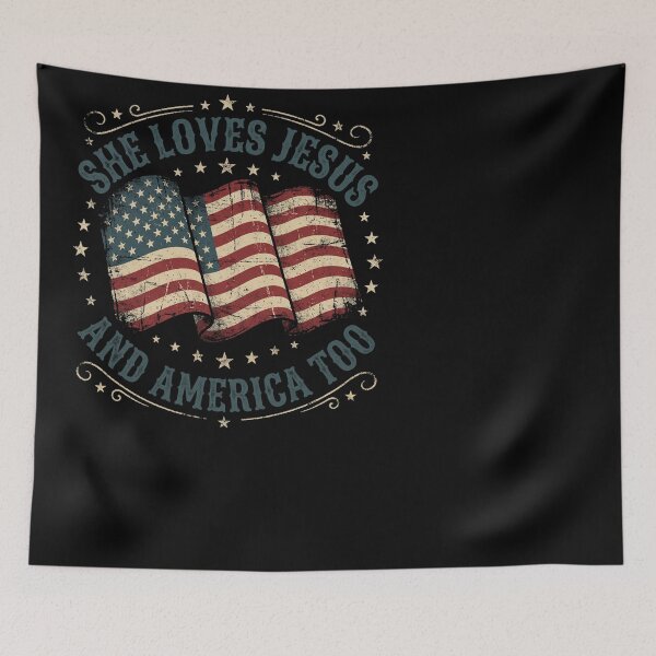 Item preview, She Loves Jesus And America Too designed and sold by Parallel Label .