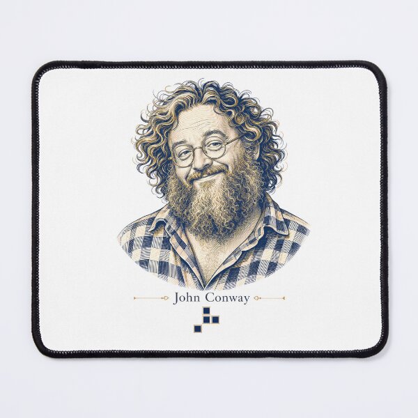 Item preview, John Conway — Game of Life Creator | Science Heroes designed and sold by Art&Fun.