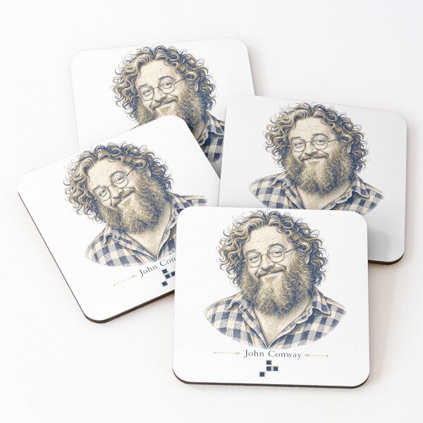 Item preview, John Conway — Game of Life Creator | Science Heroes designed and sold by Art&Fun.