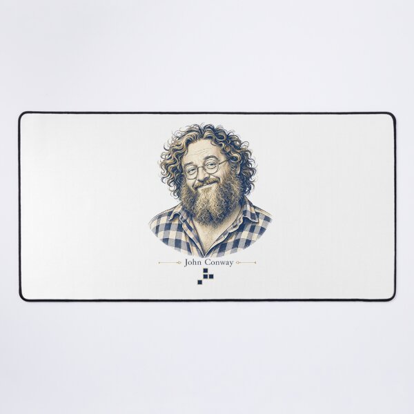 Item preview, John Conway — Game of Life Creator | Science Heroes designed and sold by Art&Fun.