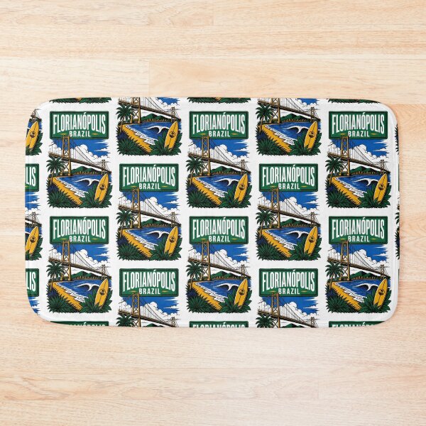 Item preview, Florianopolis Brazil Vintage Travel Tourism designed and sold by TravelersGems.