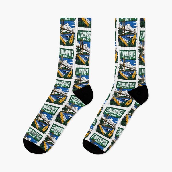 Item preview, Florianopolis Brazil Vintage Travel Tourism designed and sold by TravelersGems.