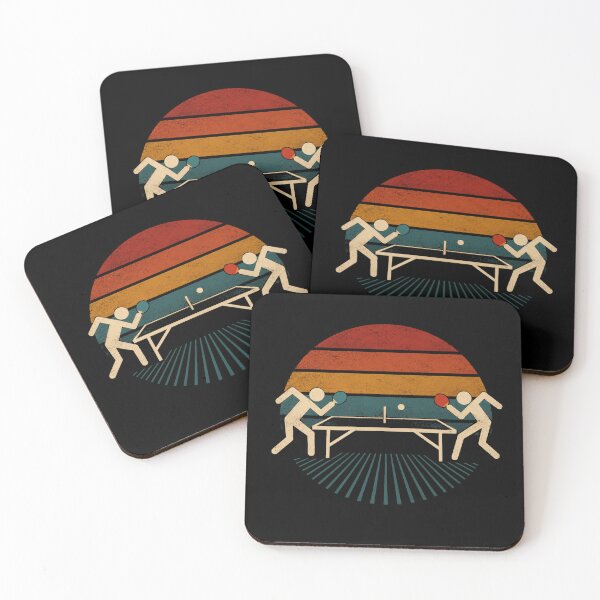 Item preview, Retro Table Tennis Battle Vintage Ping Pong Players designed and sold by Moizento.