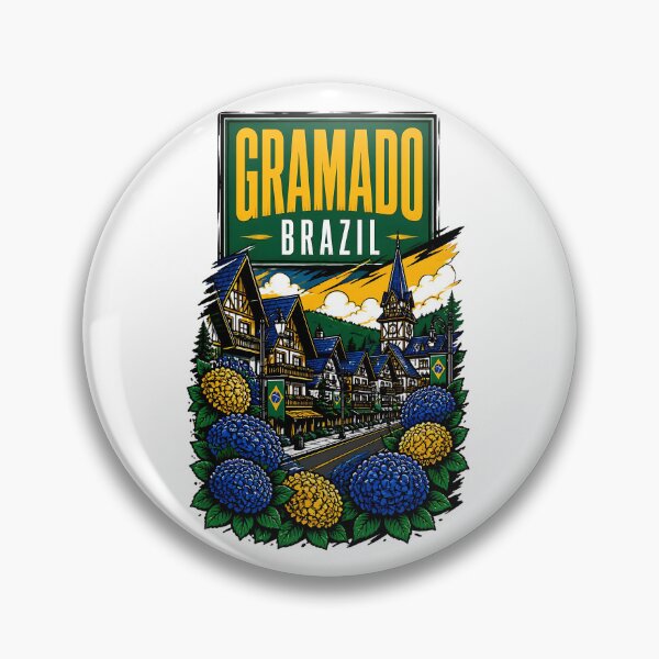 Item preview, Gramado Brazil Vintage Travel Tourism designed and sold by TravelersGems.