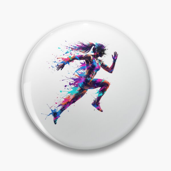 Item preview, Speed & Motion –  colorful Run Runner Running Women Female Fitness designed and sold by SOUFIANE1991.