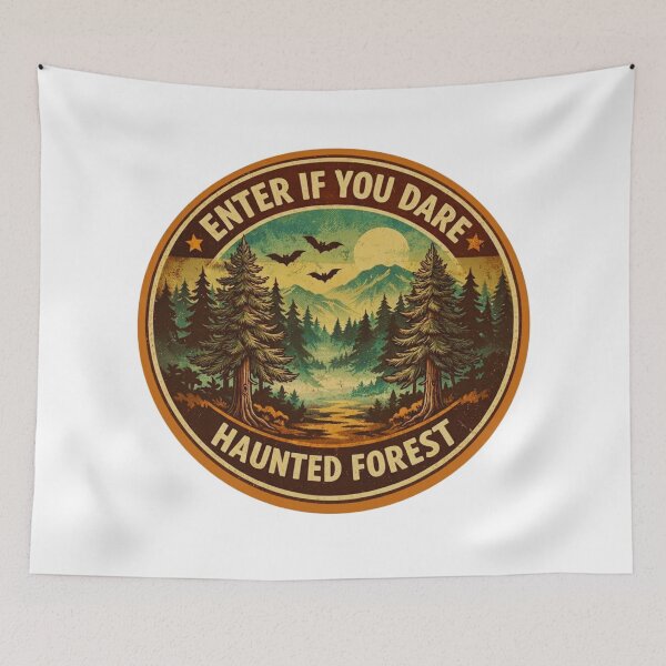 Item preview, Enter If You Dare Haunted Forest designed and sold by GabeMountainArt.
