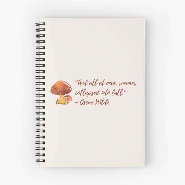 Aperçu de l'œuvre Oscar Wilde sur l'automne créée et vendue par RoseDesigns05.
