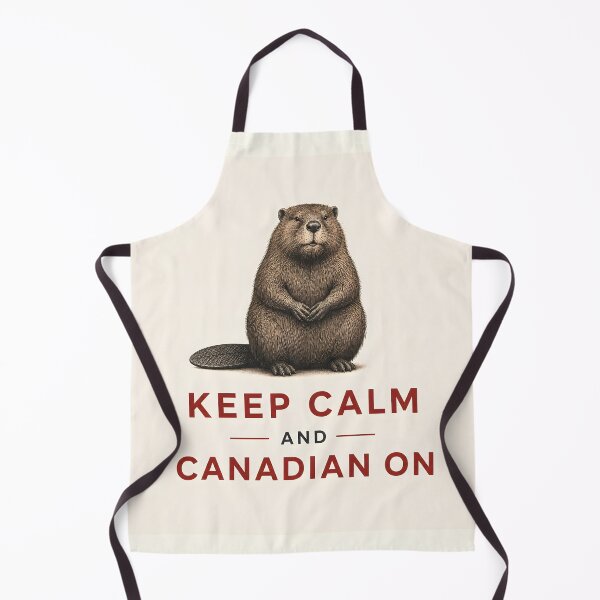 Artikelvorschau, Vintage Canadian Beaver Keep Calm and Canadian On entworfen und verkauft von Sybille-Yates.