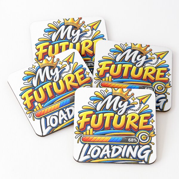 Item preview, My Future Loading – Motivational Progress Bar Design designed and sold by Design Sounds Studio.