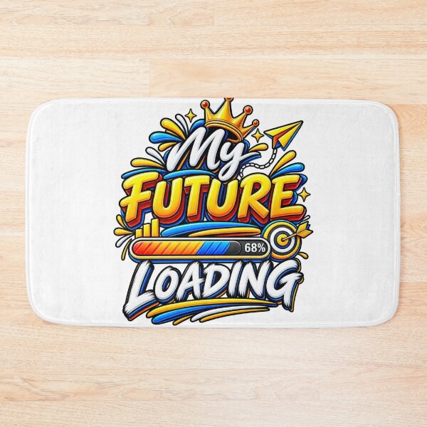 Item preview, My Future Loading – Motivational Progress Bar Design designed and sold by Design Sounds Studio.