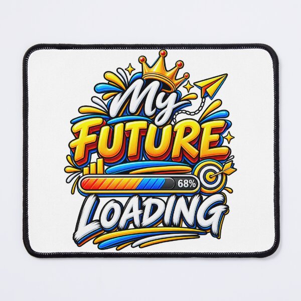 Item preview, My Future Loading – Motivational Progress Bar Design designed and sold by Design Sounds Studio.