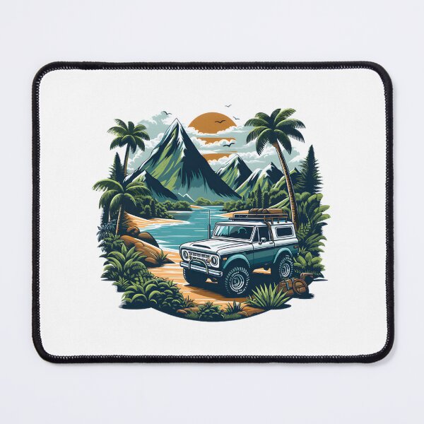 Item preview, Bronco On The Mighty Jungle Wild Horse Nature Safari Art - Off Road Jungle Adventure Design | Best Gift designed and sold by eliasmaroki.