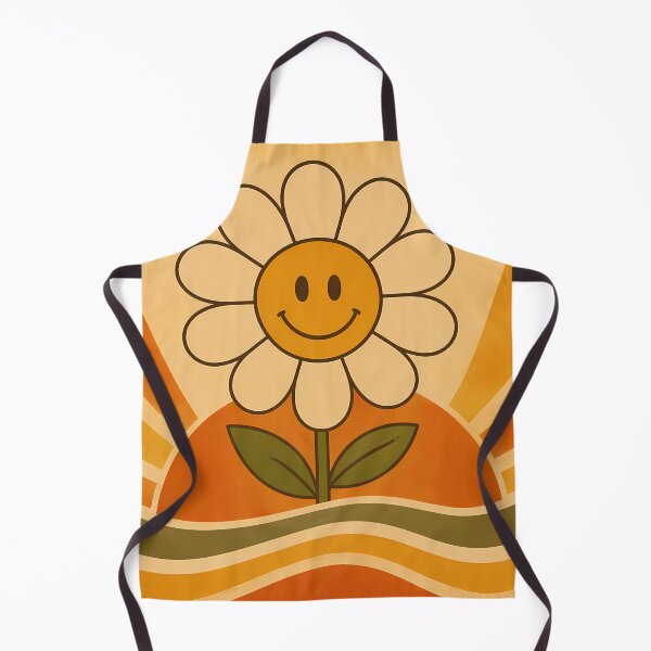 Item preview, Retro 70s Groovy Daisy Sunset - Vintage Floral Poster Wall Art designed and sold by Day Dreamer.