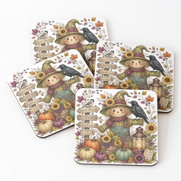 Item preview, Happy hearts scarecrow designed and sold by Talpha.