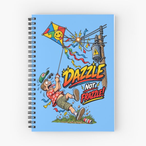 Item preview, Dazzle Not Frazzle – Funny Retro Kite Safety designed and sold by Kevin Shearer.