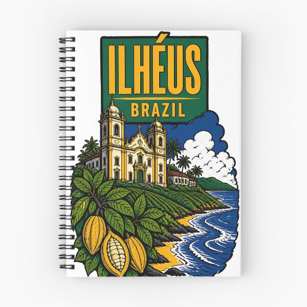 Item preview, Ilheus Brazil Vintage Travel Tourism designed and sold by TravelersGems.