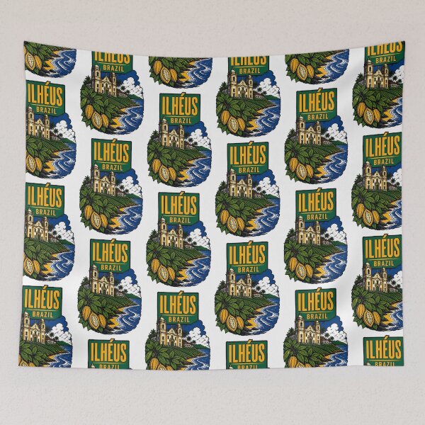 Item preview, Ilheus Brazil Vintage Travel Tourism designed and sold by TravelersGems.