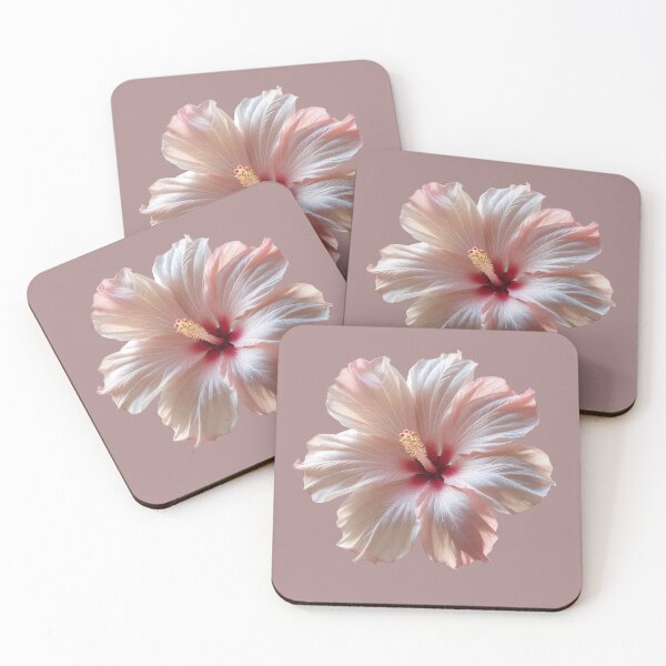 Item preview, Aesthetic Pink Hibiscus Flower designed and sold by mimikaka.