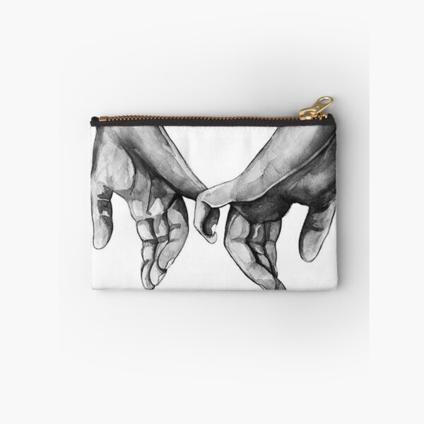 Item preview, Holding Hands House Gift Original Custom Love Couples Poster Wall Art Tee Design designed and sold by Cool Robot Bro..