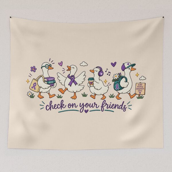 Item preview, Suicide Awareness & Prevention, Mental Health Support Purple Ribbon, Hope and Awareness Month Gift designed and sold by Quiajia.