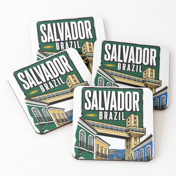 Item preview, Salvador Brazil Vintage Travel Tourism designed and sold by TravelersGems.