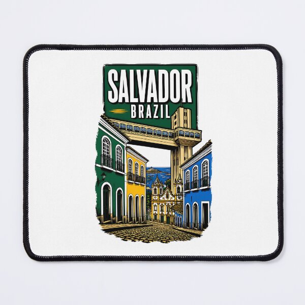 Item preview, Salvador Brazil Vintage Travel Tourism designed and sold by TravelersGems.