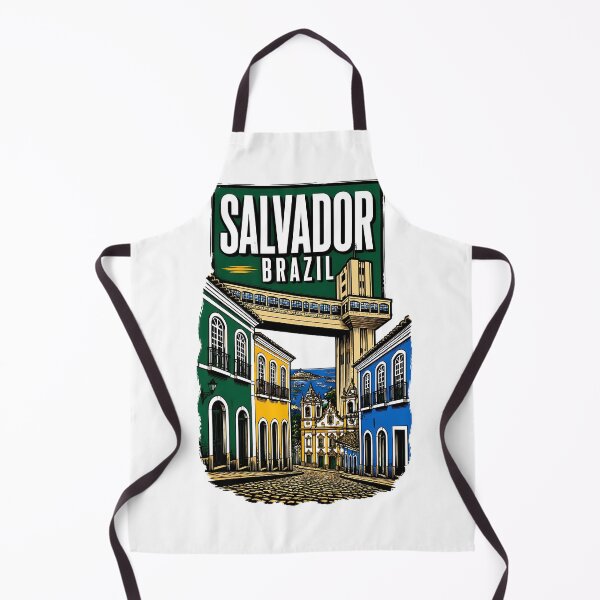 Item preview, Salvador Brazil Vintage Travel Tourism designed and sold by TravelersGems.