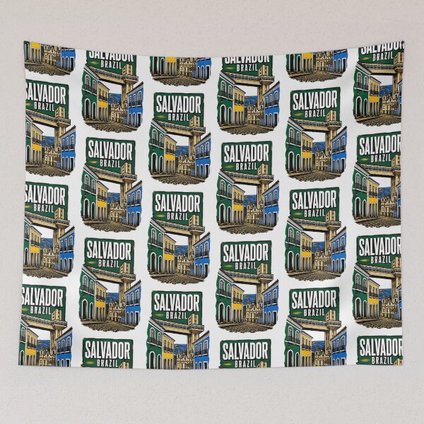 Item preview, Salvador Brazil Vintage Travel Tourism designed and sold by TravelersGems.