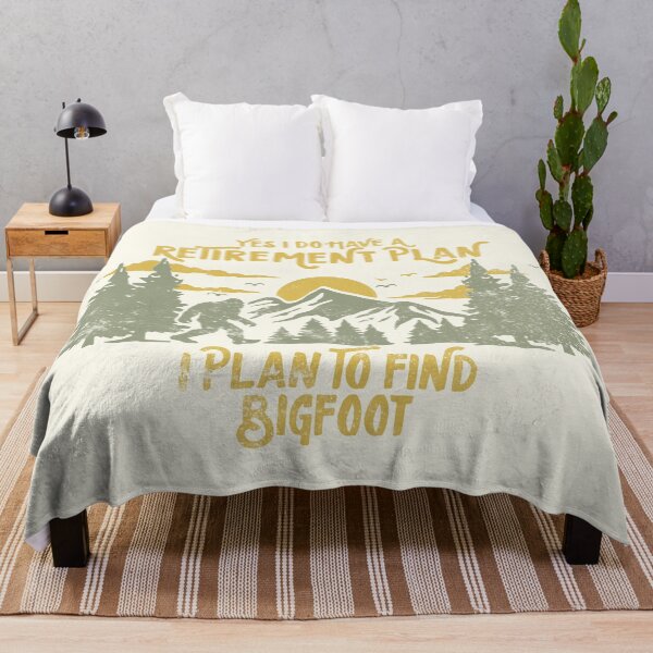 Item preview, Yes I Do Have a Retirement Plan I Plan to Find Bigfoot Funny Sasquatch designed and sold by LounisArt.