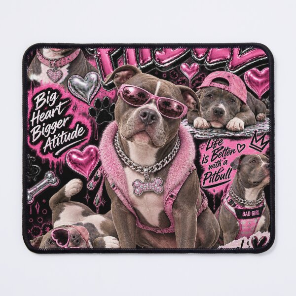 Item preview, Y2K Pink Pitbull Gang Aesthetic Graphic designed and sold by CurrentPhase.