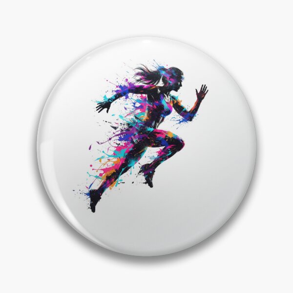 Item preview, Speed & Motion –  colorful Run Runner Running Women Female Fitness designed and sold by SOUFIANE1991.
