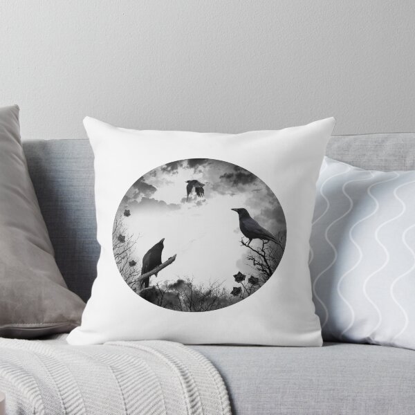 Item preview, dark gothic design with crows and black roses designed and sold by creationsforyu.