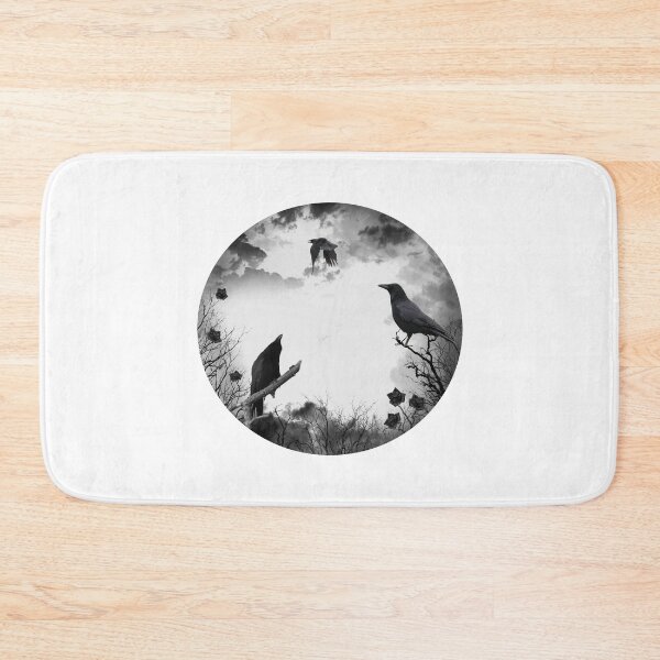 Item preview, dark gothic design with crows and black roses designed and sold by creationsforyu.